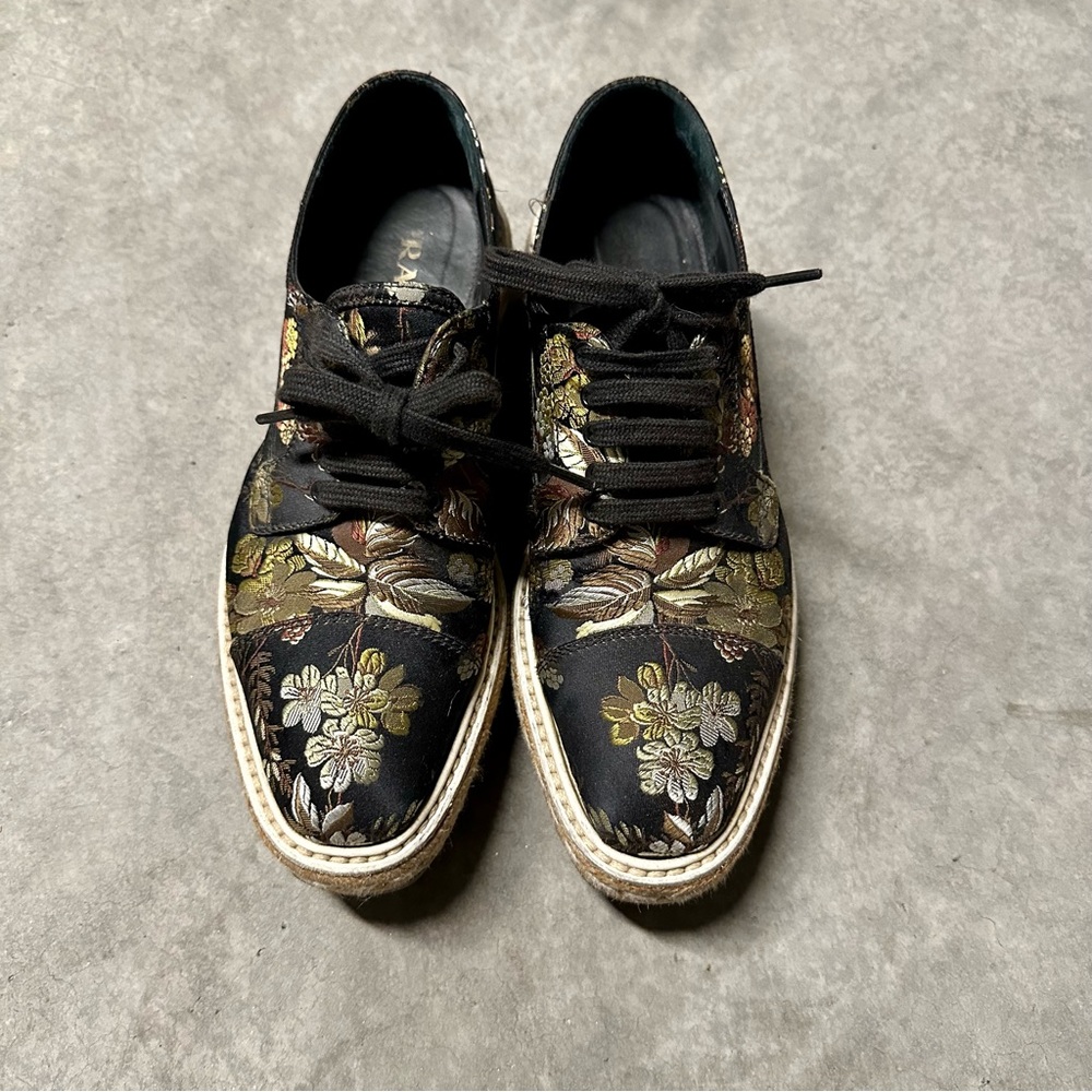 Women’s Prada Flower Print Platform Sneaker